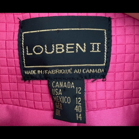 Fuschia blazer by Louben II - Picture 3 of 3